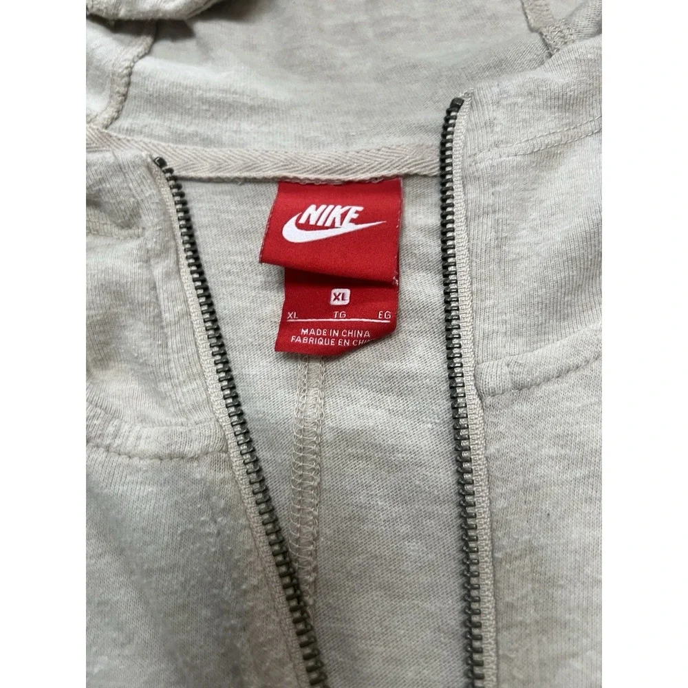 Nike Woman's Bucknell Bisons Lightweight Beige Hoodie Size Xl Excellent Cond